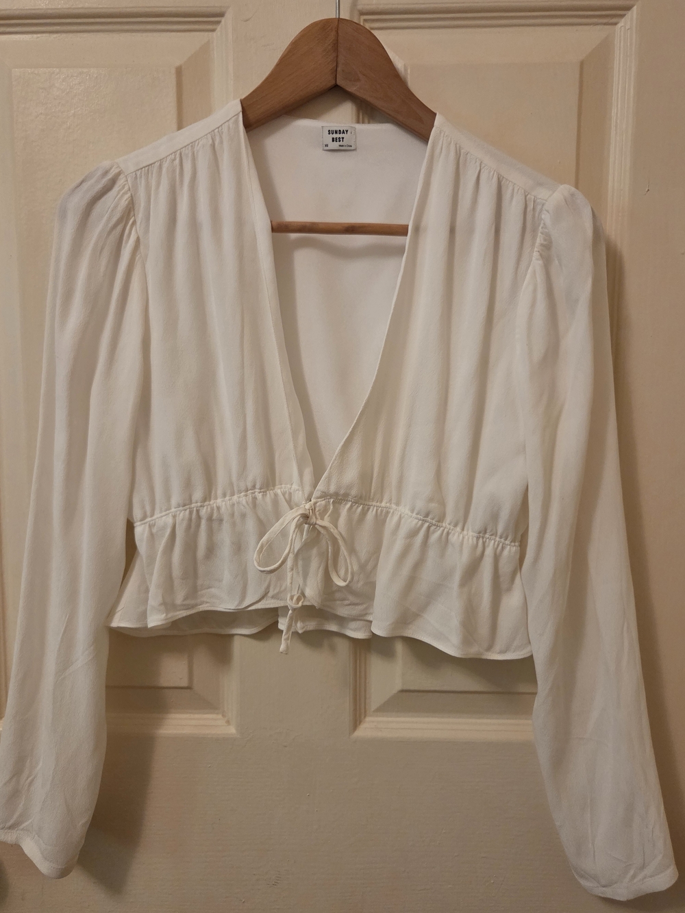 Sunday Best front tie blouse